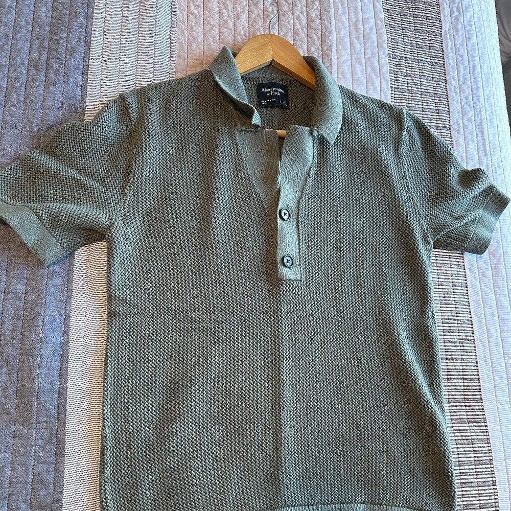 Abercrombie Mens Sweater Polo